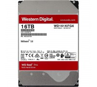 Накопичувач HDD SATA 16.0TB WD Red Pro NAS 7200rpm 512MB (WD161KFGX)