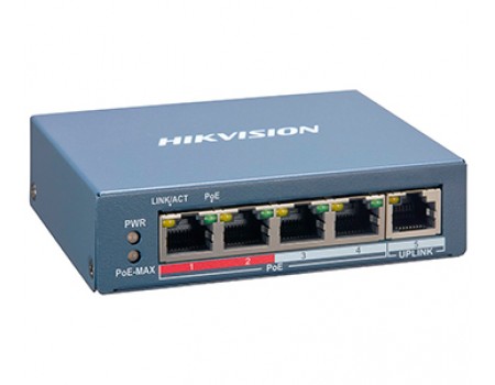 Комутатор Hikvision DS-3E1105P-EI