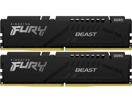 Модуль пам`яті DDR5 2x16GB/5200 Kingston Fury Beast Black (KF552C40BBK2-32)