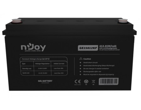 Акумуляторна батарея Njoy GE15012KF 12V 150AH (BTVGCLTODHLKFCN01B) GEL