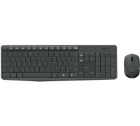 Комплект (клавіатура, мишка) бездротовий Logitech MK235 ENG/UKR Grey USB (920-007931)
