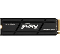 Накопичувач SSD 2TB Kingston Fury Renegade with Heatsink M.2 2280 PCIe 4.0 x4 NVMe 3D TLC (SFYRDK/2000G)