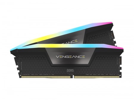 Модуль пам`ятi DDR5 2x32GB/5600 Corsair Vengeance RGB Black (CMH64GX5M2B5600C36)