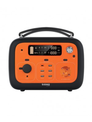 Зарядна станція Sigma mobile X-Power SI140APS Black-Orange (4827798424520)