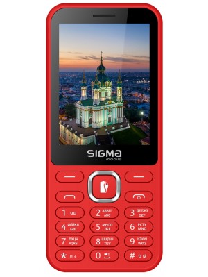 Мобiльний телефон Sigma mobile X-style 31 Power Type-C Dual Sim Red