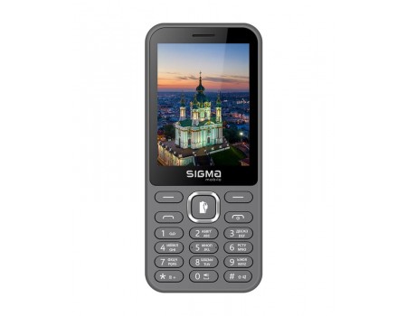 Мобiльний телефон Sigma mobile X-style 31 Power Type-C Dual Sim Grey