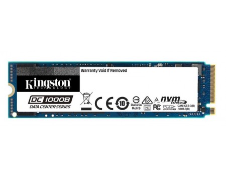 Накопитель SSD 480GB M.2 NVMe Kingston DC1000 M.2 2280 PCIe 3.0 x4 3D TLC (SEDC1000BM8/480G)