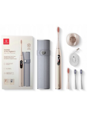 Розумна зубна електрощітка Oclean X Pro Digital Set Electric Toothbrush Champagne Gold (6970810552577)