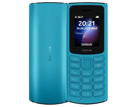 Мобільний телефон Nokia 105 2023 Dual Sim Cyan