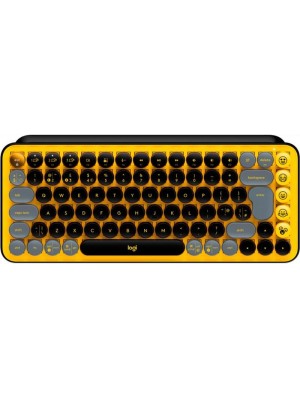 Клавiатура бездротова Logitech Pop Wireless Blast Yellow (920-010735)