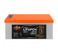 Акумуляторна батарея LogicPower 24V 230 AH (5888Wh) для ДБЖ з LCD (BMS 200A/100A) LiFePO4