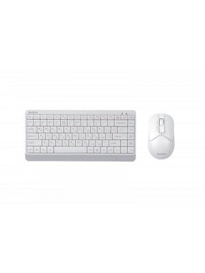 Комплект (клавіатура, мишка) бездротовий A4Tech FG1112S White USB