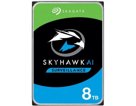 Накопичувач HDD 3.5" SATA 8.0TB Seagate SkyHawk Surveillance 5400rpm 256MB (ST8000VX010)
