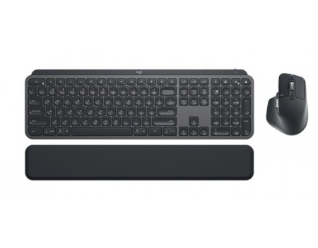 Комплект (клавіатура, миша) бездротовий Logitech MX Keys Combo for Business Graphite US (920-010933)
