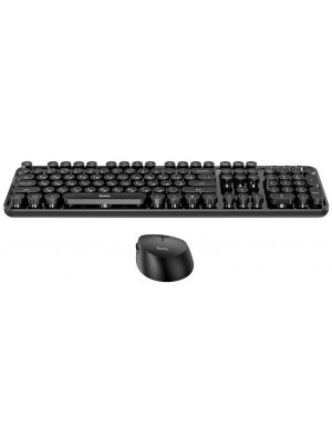 Комплект (клавіатура, мишка) бездротовий HOCO DI25 Palladis Black (DI25B)