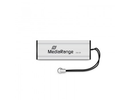 Флеш-накопитель USB3.0 256GB MediaRange Black/Silver (MR919)