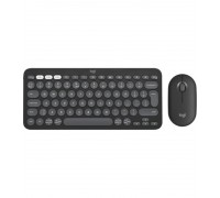 Комплект (клавіатура, миша) бездротовий Logitech Pebble 2 Combo Graphite (920-012239)