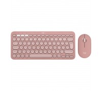 Комплект (клавіатура, миша) бездротовий Logitech Pebble 2 Combo Rose (920-012241)