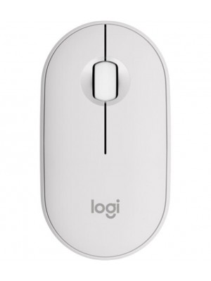 Мишка бездротова Logitech Pebble Mouse 2 M350s White (910-007013)