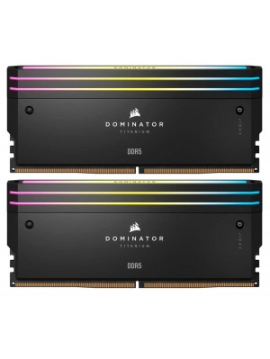 Модуль пам`ятi DDR5 2x16GB/6000 Corsair Dominator Titanium RGB Black (CMP32GX5M2B6000C30)