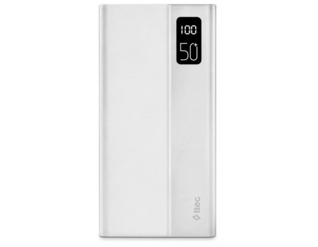 Універсальна мобільна батарея Ttec 50000mAh ReCharger Mega LCD White (2BB197B)