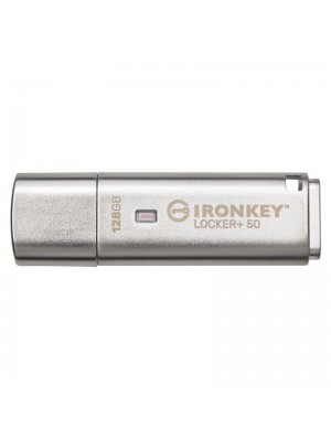 Флеш-накопичувач USB3.2 128GB Kingston IronKey Locker+ 50 (IKLP50/128GB)