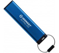 Флеш-накопитель USB3.2 32GB Kingston IronKey Keypad 200 Type-A Blue (IKKP200/32GB)