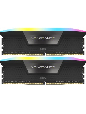 Модуль пам`ятi DDR5 2x16GB/6000 Corsair Vengeance RGB Black (CMH32GX5M2E6000C36)