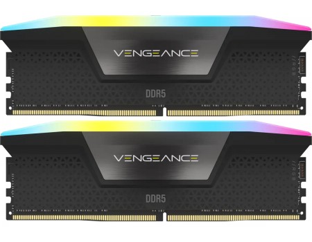 Модуль пам`ятi DDR5 2x16GB/6000 Corsair Vengeance RGB Black (CMH32GX5M2E6000C36)