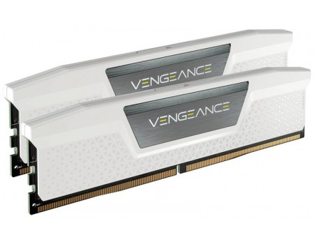 Модуль пам`ятi DDR5 2x32GB/5200 Corsair Vengeance White (CMK64GX5M2B5200C40W)