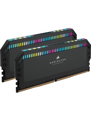 Модуль пам`ятi DDR5 2x32GB/6000 Corsair Dominator Platinum RGB Black (CMT64GX5M2B6000C30)