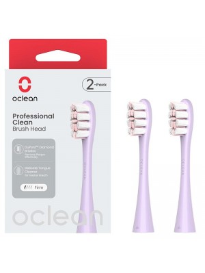 Насадка для зубної електрощітки Oclean P1C13 P02 Professional Clean Brush Head Purple (2 шт) (6970810554151)