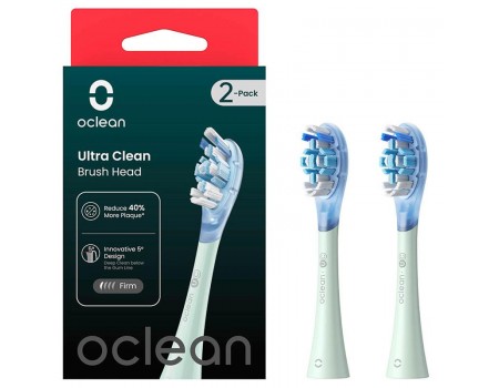 Насадка для зубної електрощітки Oclean UG01 G02 Ultra Gum Care Brush Green (2 шт) (6970810553536)
