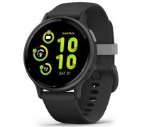 Смарт-часы Garmin Vivoactive 5 Slate Aluminum Bezel with Black Case and Silicone Band (010-02862-50)