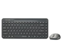Комплект (клавіатура, мишка) бездротовий A4Tech Fstyler FG3200 Air Grey