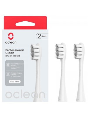 Набір змінних щіток-насадок Oclean P1C10 Brush Head Grey (2шт)