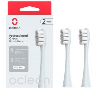 Насадка для зубної електрощітки Oclean P1C9 Brush Head Silver 2шт (6970810554038)