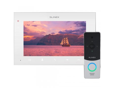 Комплект відеодомофону Slinex ML-20HD(Black)+SQ-07MTHD(White)
