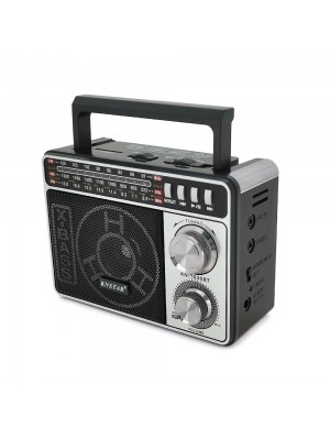 Радио с фонариком Knstar KN-1030BT, FM/AM/SW радио, Входы: SDMMC, USB, Mix color, Box