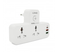 Сетевой фильтр LDNIO SE2311, 4 Розетки + 4 USB, 2 м, сечение 3х0,75мм, White, Box