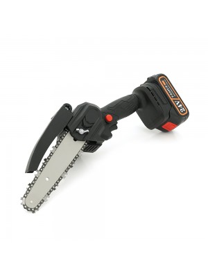 Акумуляторна ланцюгова пилка Mini Chain Saw 15cm, 24V, зарядний + аккумулятор, Case