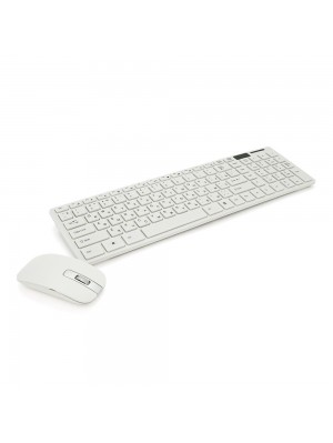 Комплект бездротовий K06 (KB+Mouse), (Eng / Pyc), 2.4G, White, Box