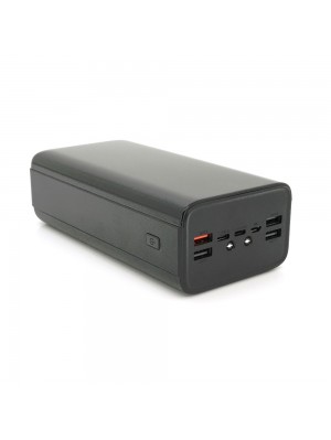 Powerbank PZX V50 50000mAh, PD 22.5W, 3xUSB2.0+USB3.0, 4 кабелі, Black/White, (1100g), Box