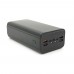 Powerbank PZX V50 50000mAh, PD 22.5W, 3xUSB2.0+USB3.0, 4 кабелі, Black/White, (1100g), Box