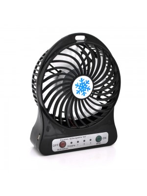 Портативний вентилятор Light Fan, 3 режими швидкості, акумулятор 18650, Mix color, Box