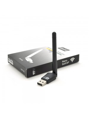 Беспроводной сетевой адаптер с антенной 10см Wi-Fi-USB LV-UW10SRK - 8188, 802.11bgn, 150MB, 2.4 GHz, WIN7/XP/Vista/2K/MAC/LINUX, Blister White Q