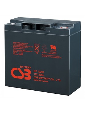 Аккумуляторная батарея CSB GP12200, 12V 20Ah (181х77х167 мм), Q4