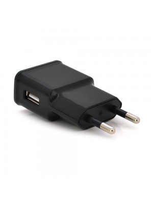 СЗУ 110-240V, 1xUSB, 5V/2A, Black, Blister-box