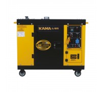 Генератор дизельный KDK11500SC, 11KVA, однофазный 230V, объем 12,5л