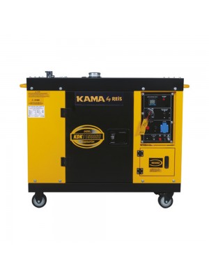 Генератор дизельный KDK11500SC, 11KVA, однофазный 230V, объем 12,5л